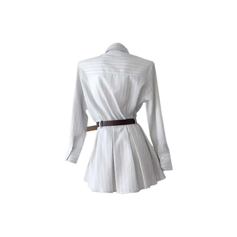PAZZO Long Sleeved Dress Women's Stripes-1
