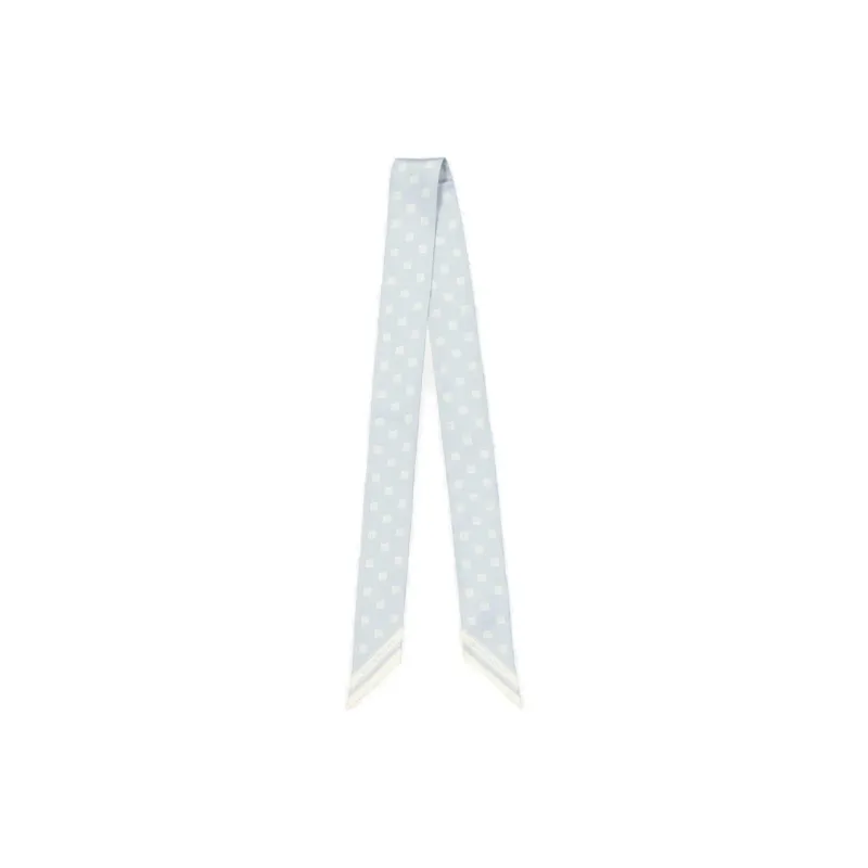 GIVENCHY Silk Silk Scarves Women's Blue-0