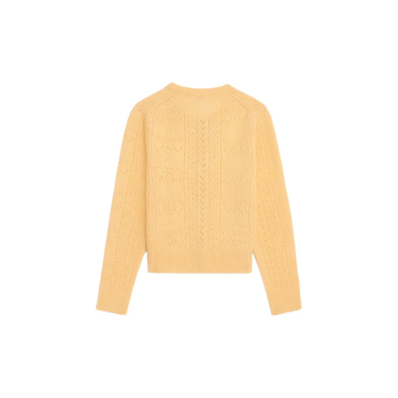 CELINE Cardigan In Shetland Pointelle-1