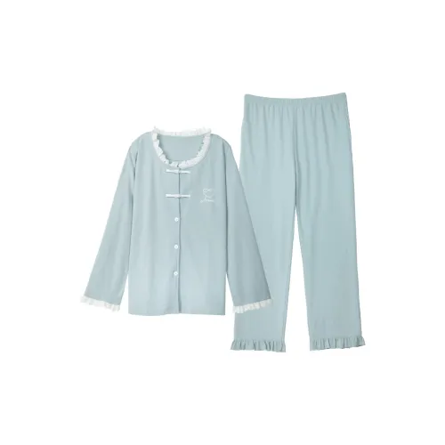 DAMOS·LOVE Pajama Set Women's Lake Green