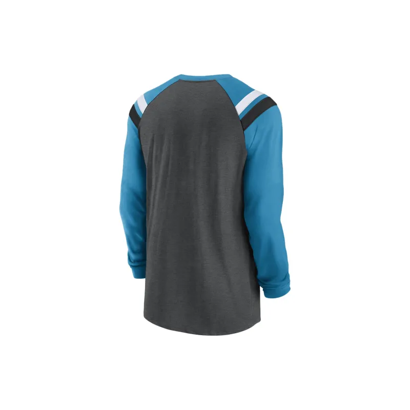 Nike NFL Athletic Fashion Carolina Panthers T-Shirt Men's Charcoal Stone Rosewood-1