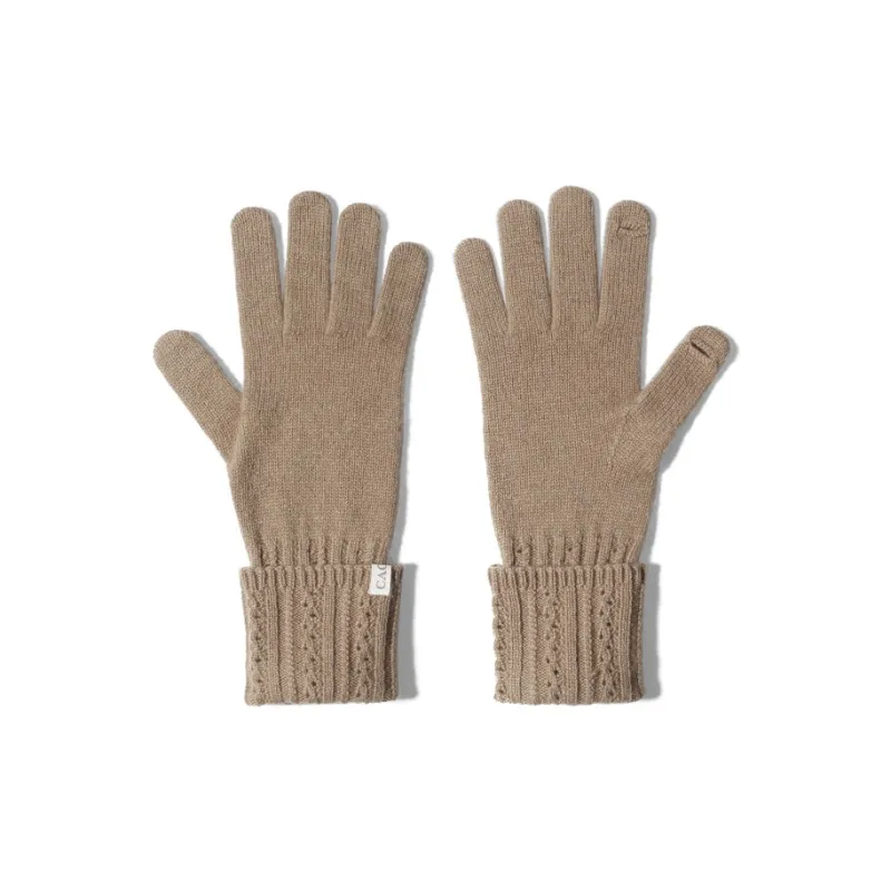 CACUSS Junior Sheep Wool Knit Gloves Women's-12