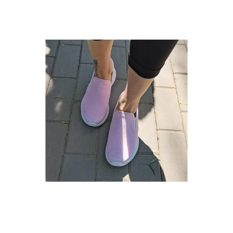 MBT Cushioning Breathable Height Increasing Rebound Low Top Casual Running Shoes Women's Pink-13