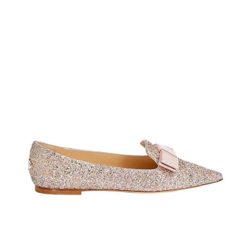 Jimmy Choo Gala Casual Single Shoes Women's Rose Gold-1