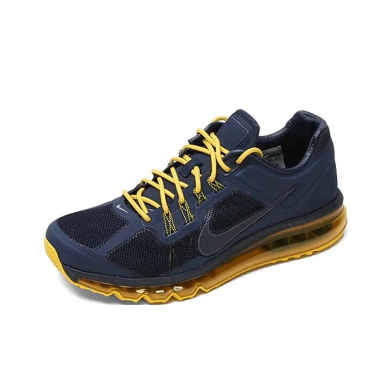 Nike Air Max 2013 Anti Slip Wear Resistant Low Top Casual Shoes Men's Blue-2