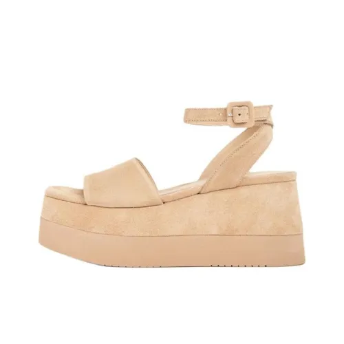 Paloma Barceló Mairena Strap Sandals 8.5cm Women's Beige