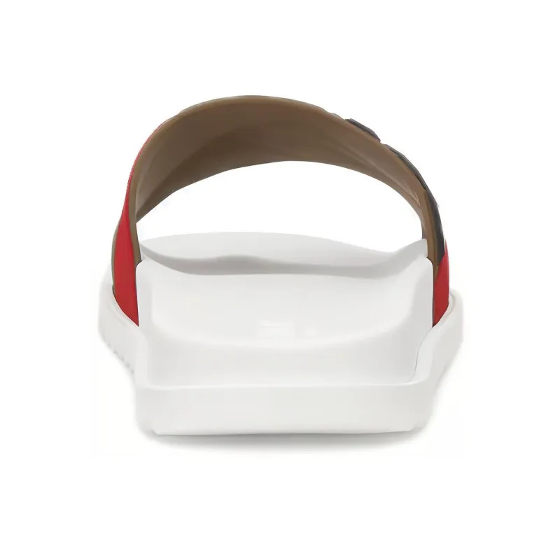 FENDI Rubber Fussbetts Slides 'Multi'-4
