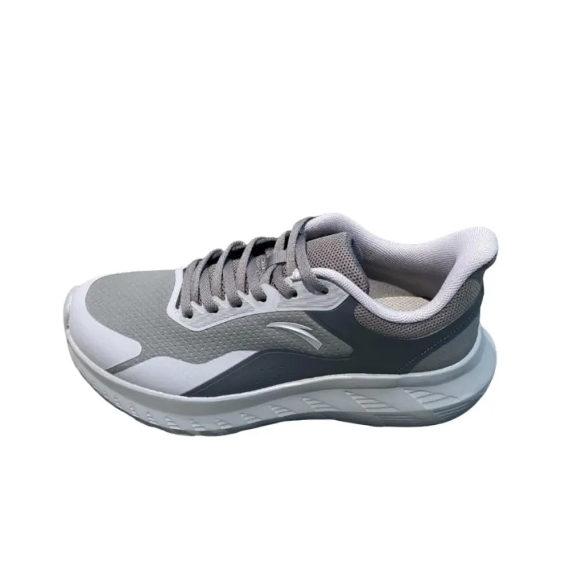 Anta Anti Slip Wear Resistant Low Top Running Shoes Men's Gray-0