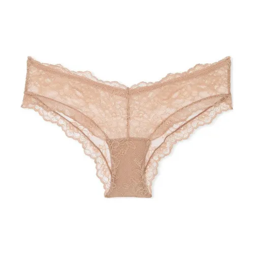 Victoria's Secret Very Sexy Strappy Hardware Cheeky Panty / Praline Underpants Women's 1 Pack Praline