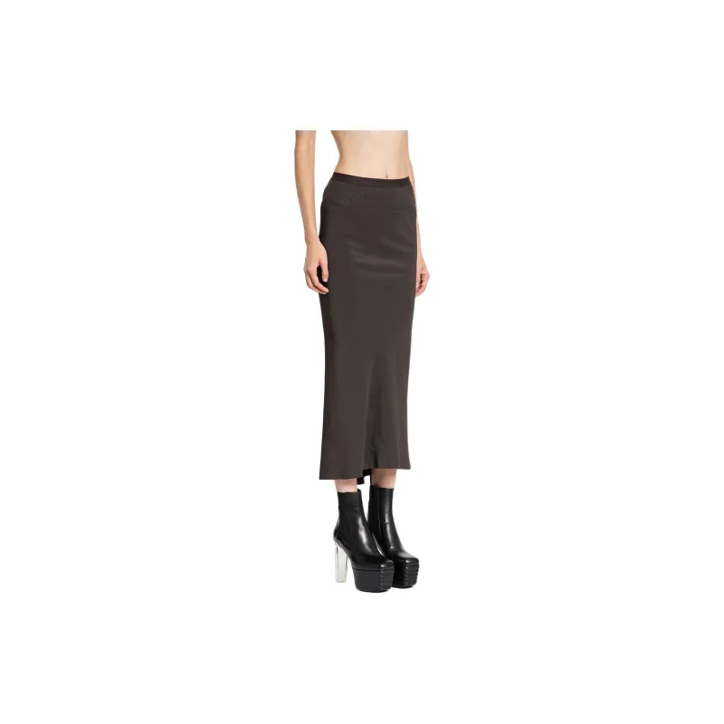 RICK OWENS Calf Bias Skirt-1