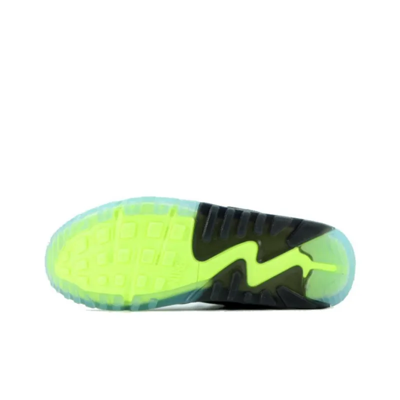 Nike Air Max 90 Slip Resistant High Top Outdoor Shoes Men's Black-4