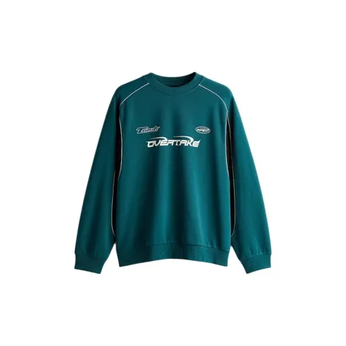 H&M Sweatshirts Men Turquoise/Apex