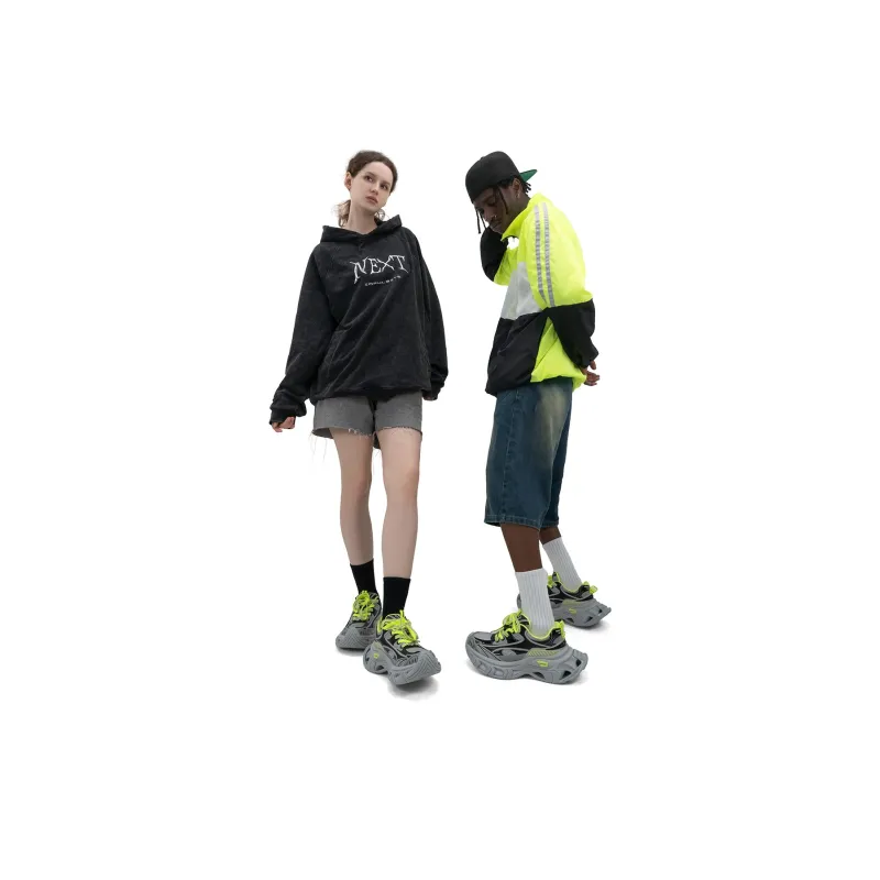 NEXT IMPULSIVE Low Top Chunky Sneakers Unisex Asphalt Gray-6