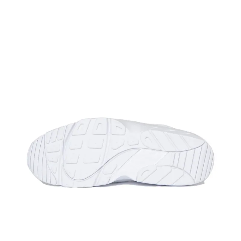 Nike Air Trainer Huarache Anti-Slip Wear-Resistant Low-Top Casual Running Shoes Unisex White-4