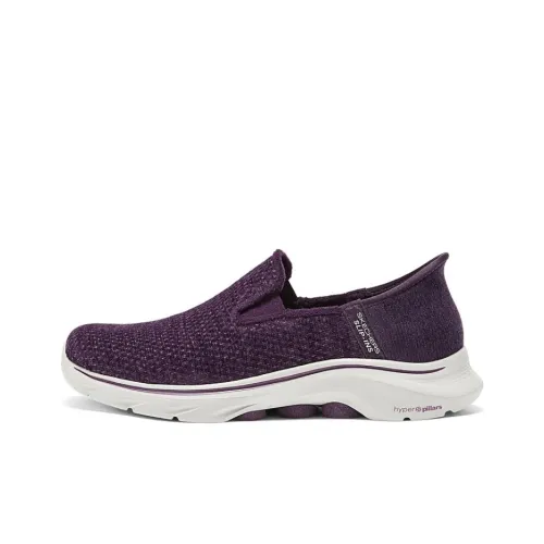 Skechers WOMEN'S GO WALK Casual Shoes Women's Low-Top Burgundy