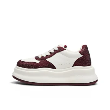 CENTRAL&KITTY Lightweight Height Increasing Low Top Skateboard Shoes Women's