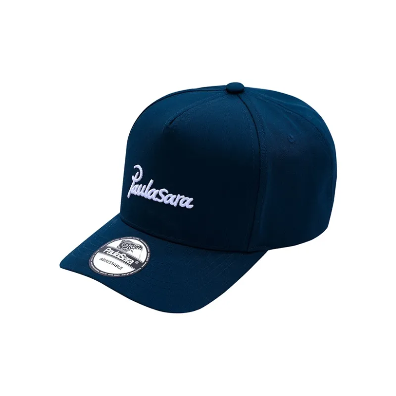 PAULASARA Cotton Baseball Caps Unisex Peacock Blue-1
