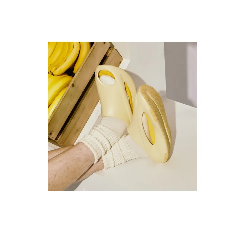 LiNing Yun You Slay Quiet Slide Slippers Men's Yellow Banana Ice Cream Set-9