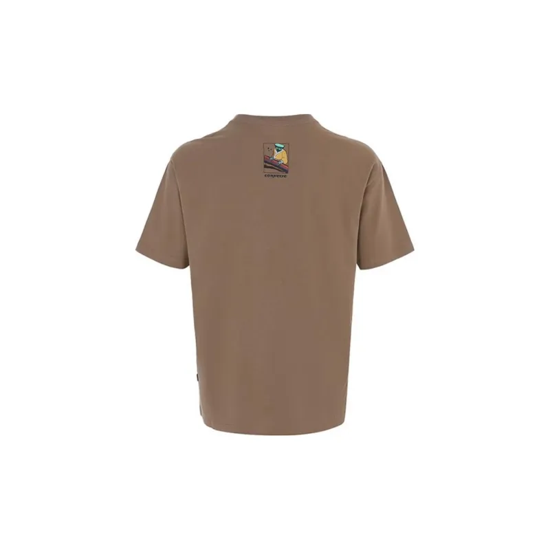 Converse Disk Jockey T-Shirts Men Brown-1