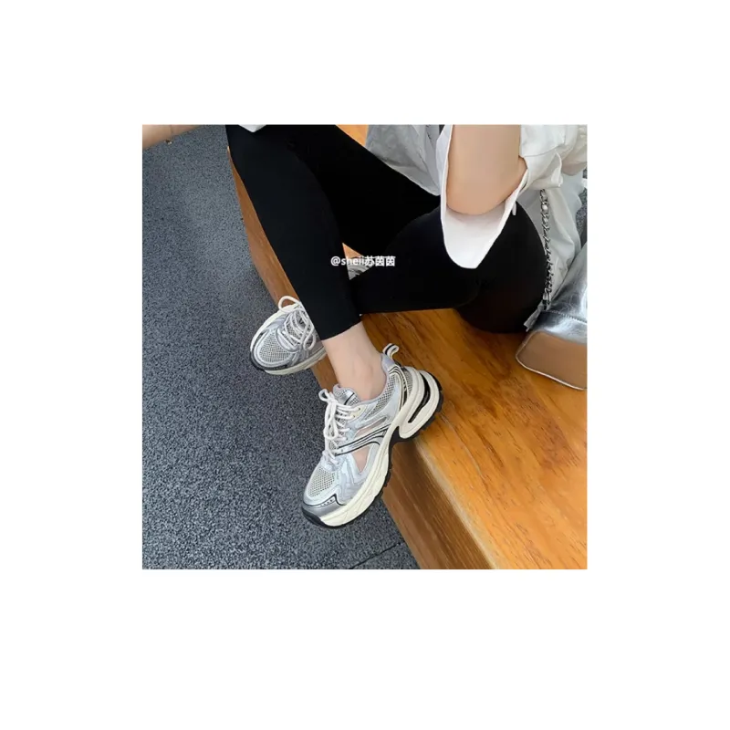 CHRISTINE SHEII Durable Breathable Low-Top Chunky Sneakers Women's-12
