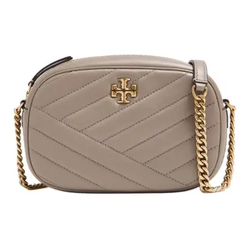 TORY BURCH Kira Leather Crossbody Bag, Shoulder Bag Women's Beige