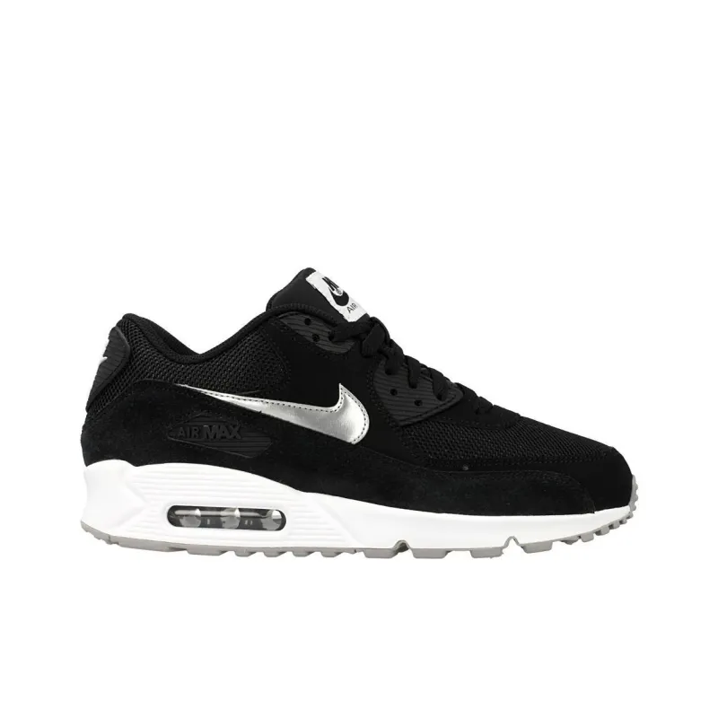 Nike Air Max 90 Anti Slip Wear Resistant Low Top Casual Running Shoes Men's Black-1