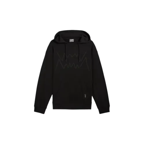 PUMA Hoodie Sweatshirts Men Black