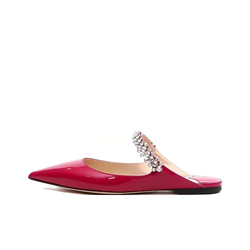 Jimmy Choo Bing Casual Single Shoes Women's Red