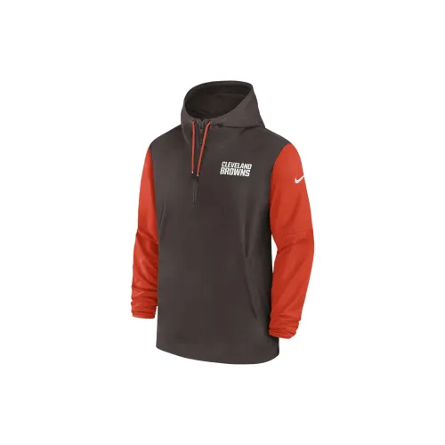 Nike NFL Jackets Men Brown