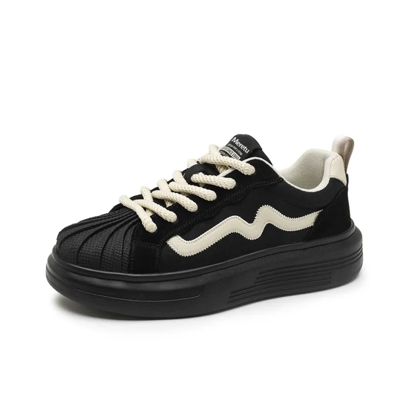 Meiretu Slip Resistant, Balance, Lightweight Low Top Skateboard Shoes Men's-1