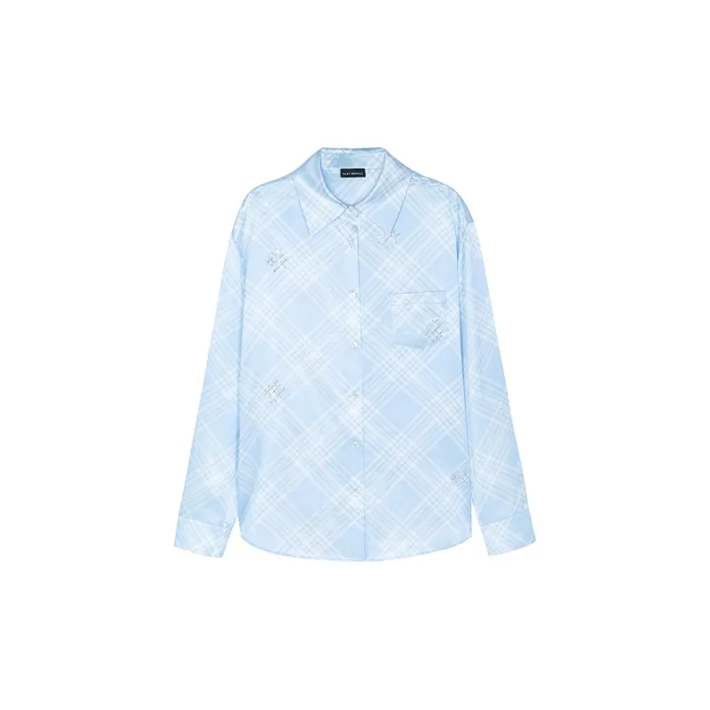 SILKY MIRACLE SS24 Pajama Tops Women's Blue-0
