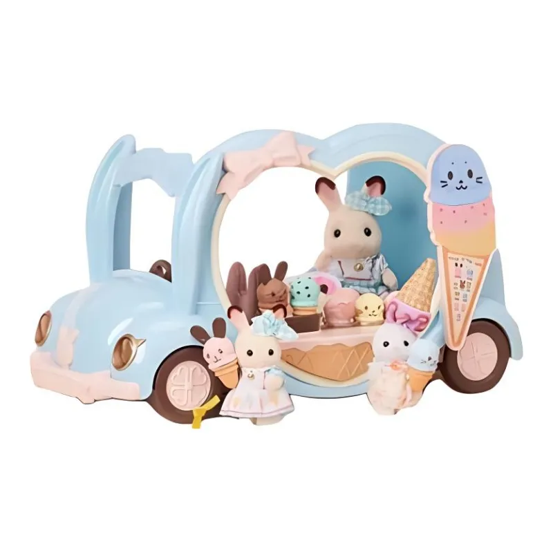 Sylvanian Families Little Seal Ice Cream Car, Family Ichiban Kuji Dolls Plush Doll Trumpets High-2