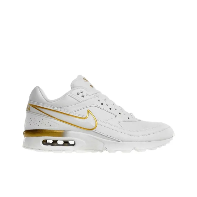 Nike Air Classic BW Cushioned Slip-Resistant Low-Top Running Shoes Unisex White-1