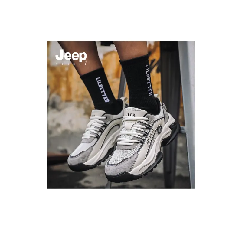 JEEP SPIRIT Anti-Slip And Wear-Resistant Breathable Low-Top Casual Shoes Men's-72