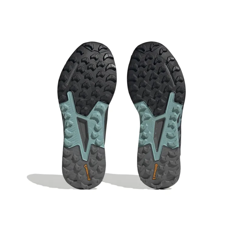 Adidas Terrex Agravic Flow 2 Anti-Slip Wear-Resistant Low-Top Trail Running Running Shoes Women's Black-4