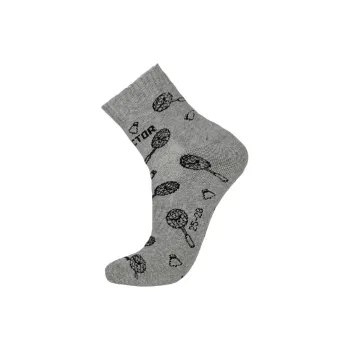 VICTOR Ankle Socks Men's 1 Pack Light Gray
