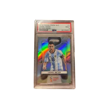 PANINI Messi PSA9 PRIZM Silver 2018 World Cup Lionel Messi Leo Messi Graded Cards 1 Pc