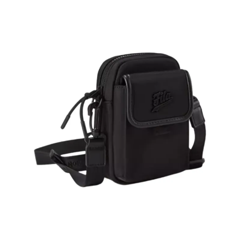 FILA FUSION Fabric Crossbody Bag Shoulder Bag Mini Unisex Pitch Black-1