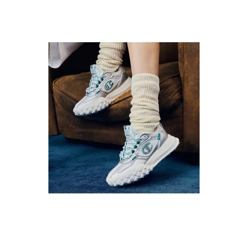 Champion Anti Slip Wear Resistant Running Shoes Women's Silver-6