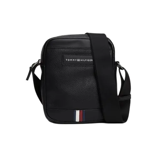 Tommy Hilfiger Polyurethane Shoulder Bag Crossbody Bag Men's Black