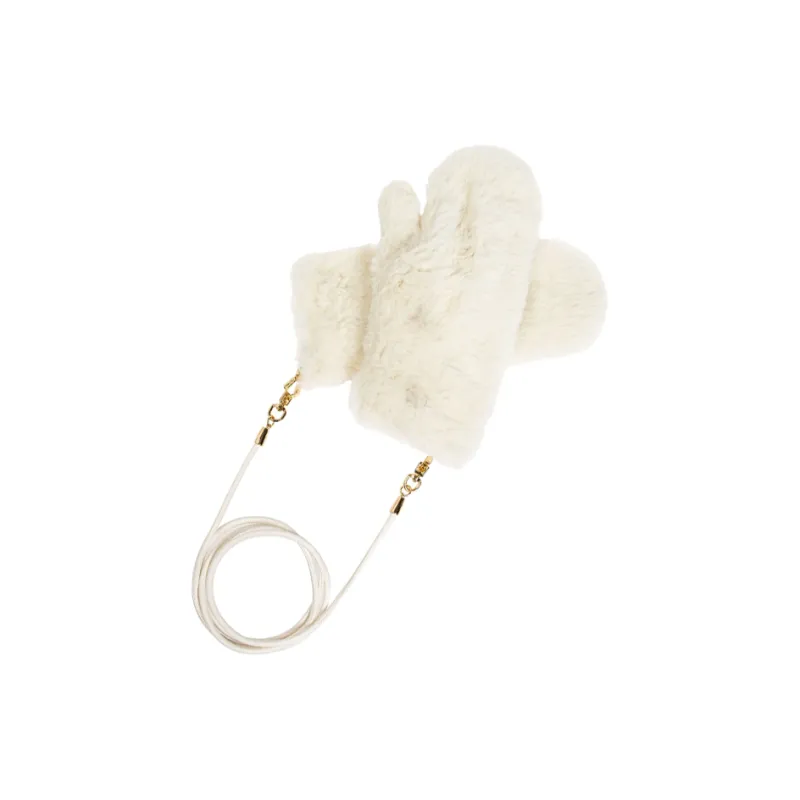 MaxMara Ombrato Teddy Mittens-1