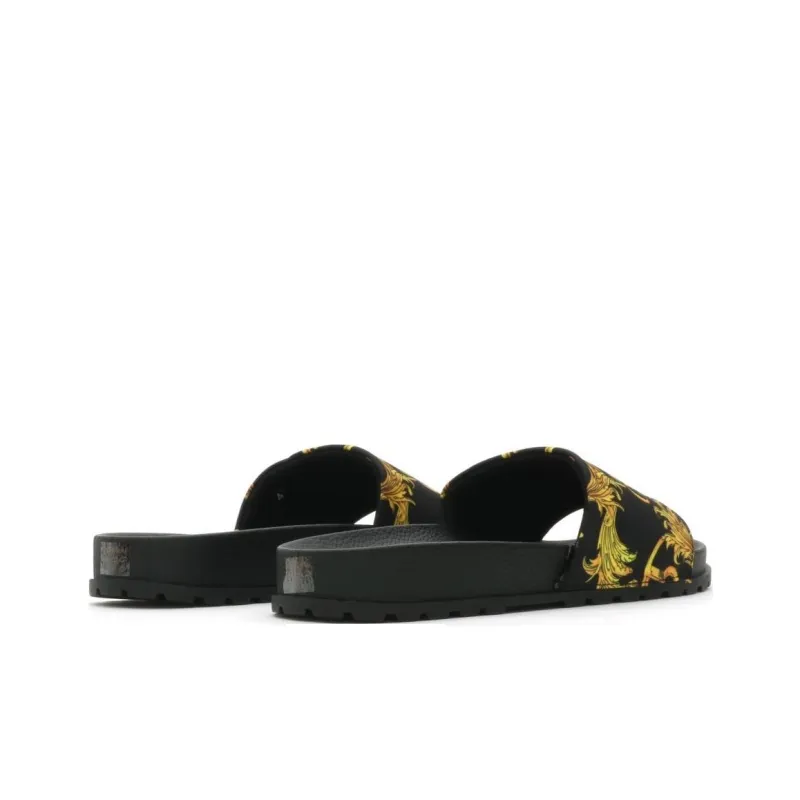 FANSIZHE Slide Slippers Men's Black-2