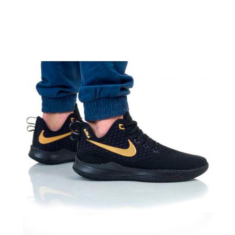 nike lebron witness iii black gold