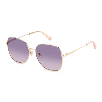 Polaroid Plate Alloy Frame Square Polarized Sunglasses Unisex