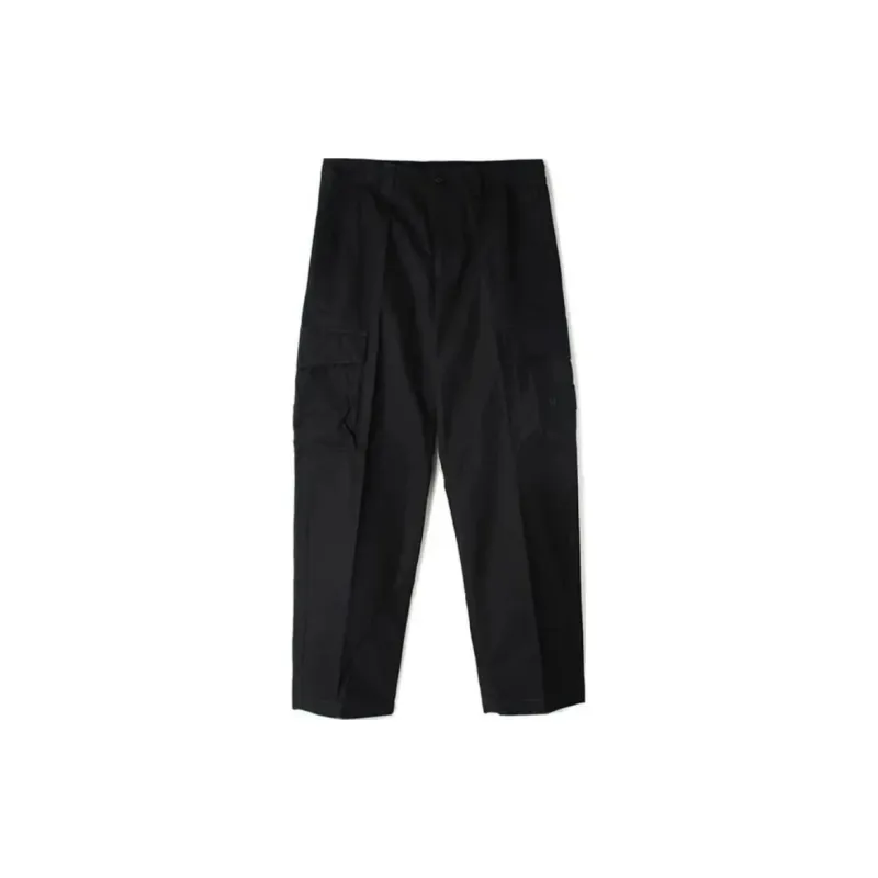 STONE ISLAND Logo Patch Cargo Trousers-1