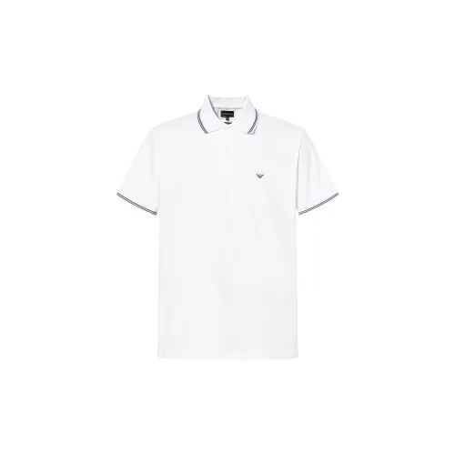 EMPORIO ARMANI Polo Shirts Men White