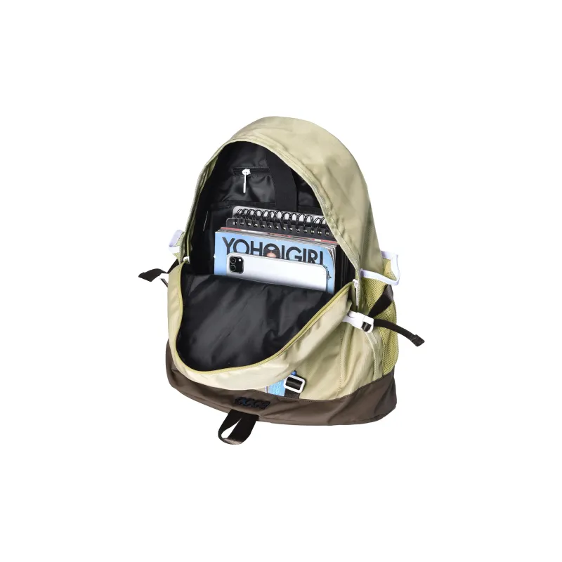 COEXISTENCE Polyester Mountaineering Backpack, Students Backpack, Backpack Unisex Yellow-4