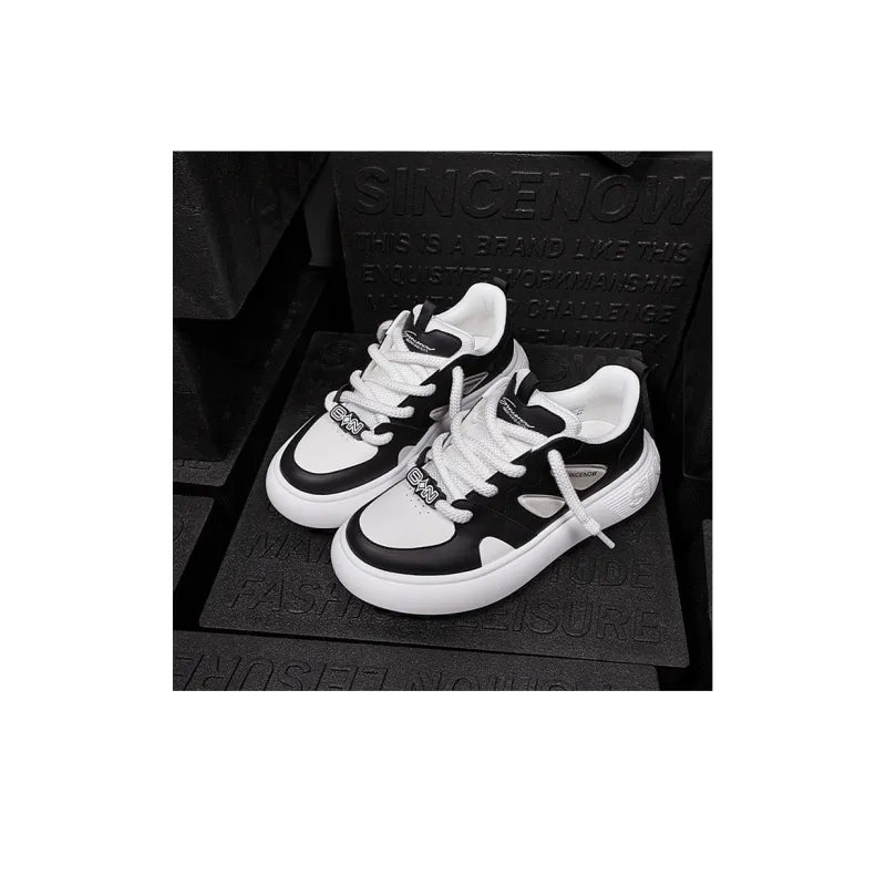 SINCENOW Slip-Resistant Cushioning Impact Resistance Wear-Resistant Low-Top Skateboard Shoes Men's-5