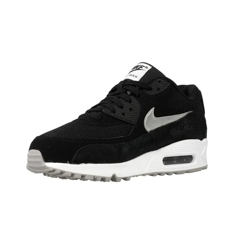 Nike Air Max 90 Anti Slip Wear Resistant Low Top Casual Running Shoes Men's Black-2