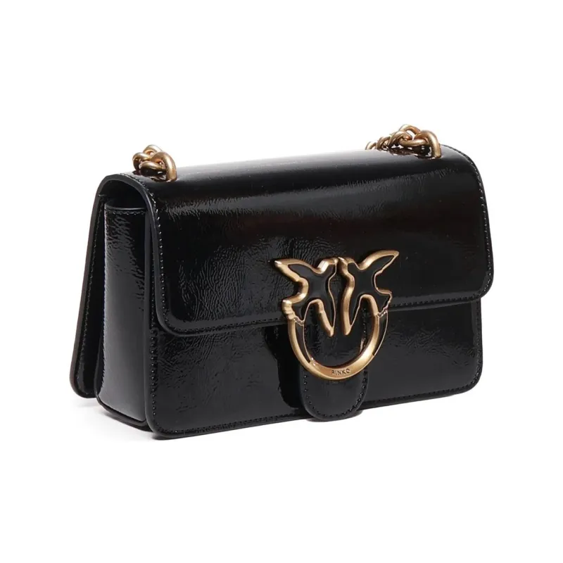 PINKO Love One Logo Plaque Mini Shoulder Bag-2